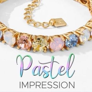 Park Lane Retired Limited Edition Pastel Impression Bracelet